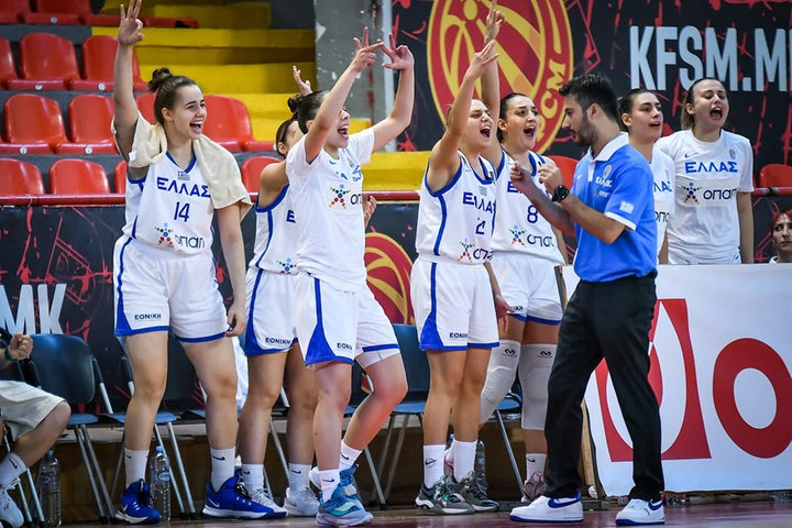 Με Ισραήλ στα προημιτελικά η Εθνική Νέων Γυναικών