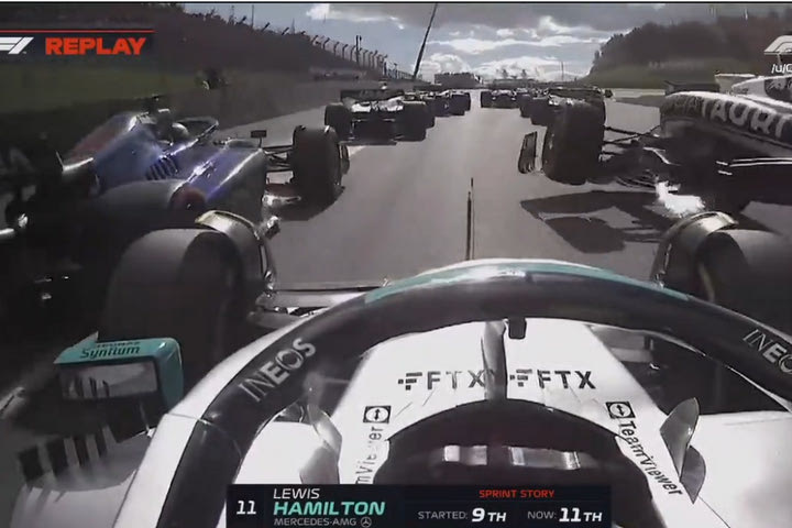 Formula 1, GP Αυστρίας: Επαφή ανάμεσα σε Γκασλί και Χάμιλτον στην εκκίνηση του Sprint Race