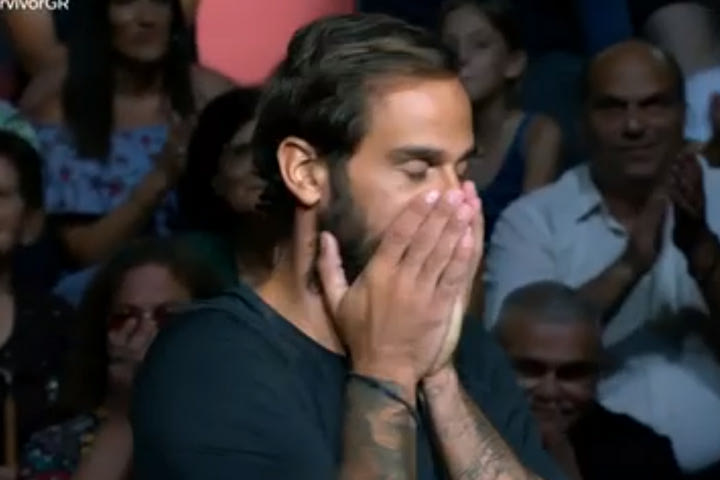 Ο Άρης Σοϊλέδης στον τελικό του Survivor