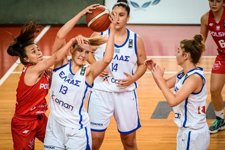 Ελλάδα – Πολωνία 46-69: Η οκτάδα χάθηκε, στόχος η παραμονή για την Εθνική Νεανίδων