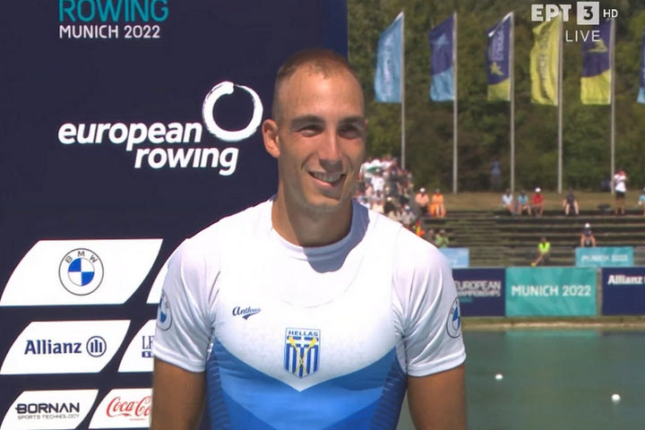 Η απονομή του χρυσού στον Παπακωνσταντίνου