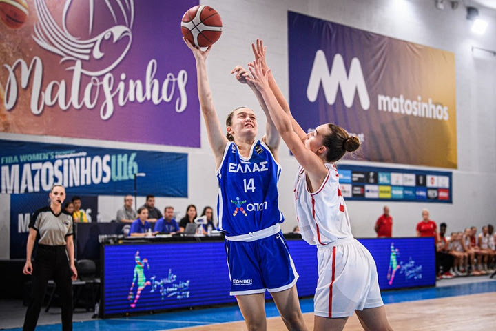 Ελλάδα – Τσεχία 78-51: Δεύτερη στον όμιλο με επίδειξη δύναμης η Εθνική Κορασίδων