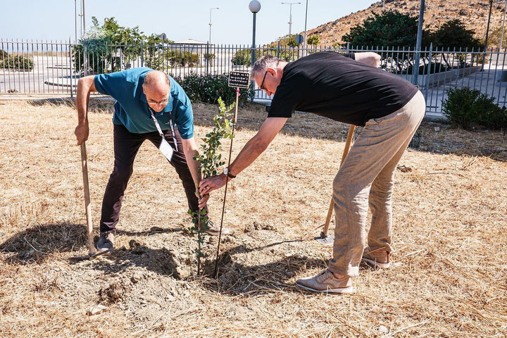 Όμορφη δράση από την ΕΟΚ: Δενδροφύτευση γύρω από τα “Δύο Αοράκια” από Λιόλιο και Νόβακ