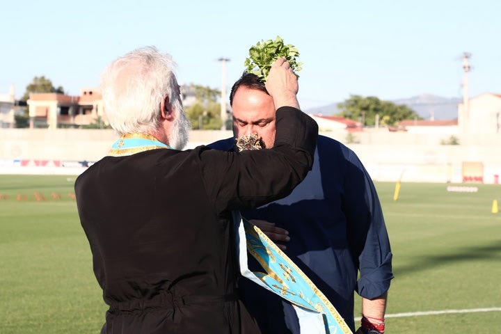 Ολυμπιακός: Στον Ρέντη ο Βαγγέλης Μαρινάκης για τον αγιασμό της ομάδας