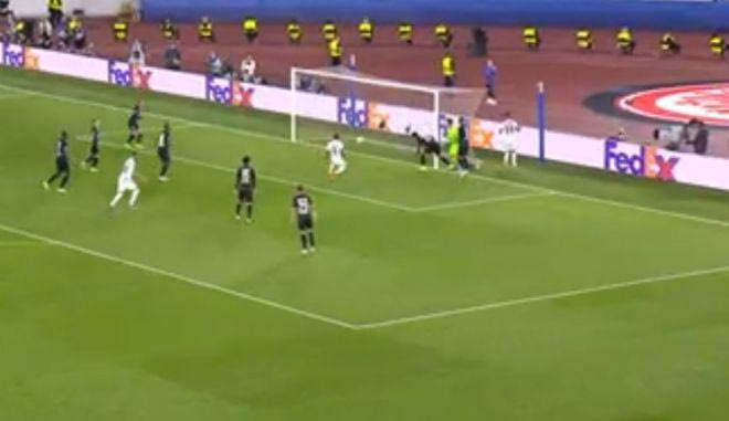 Το 1-0 της Ρεάλ με σκόρερ τον Αλάμπα