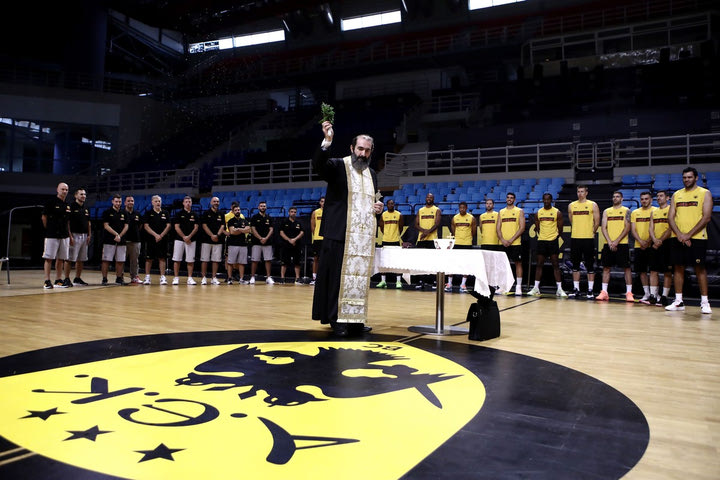 ΑΕΚ: Έκανε τον αγιασμό στα Άνω Λιόσια