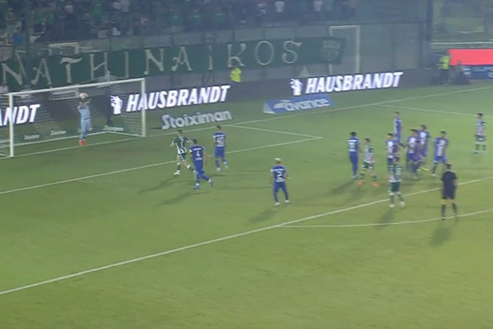 Το 2-0 του Παναθηναϊκού κόντρα στον ΠΑΣ με τον Αϊτόρ μετά από νέο λάθος του Αθανασίου