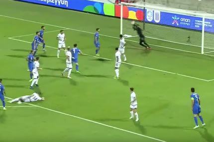 Κύπρος – Ελλάδα: Το σουτ του Φούντα που σταμάτησε στο οριζόντιο δοκάρι