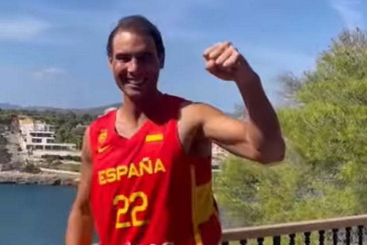 EuroBasket 2022, Ναδάλ: Στο πλευρό της Ισπανίας με φανέλα της ομάδας με τον συμβολικό αριθμό 22