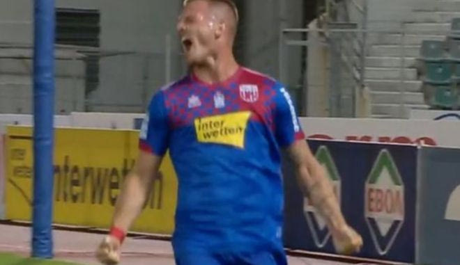 Με κοντινό πλασέ του Οζέγκοβιτς το 1-0 του Βόλου επί του Ιωνικού