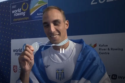 Παγκόσμιο Κωπηλασίας: Η απονομή του ασημένιου στον Παπακωνσταντίνου