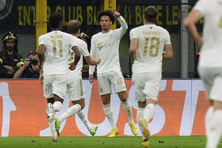 Ίντερ – Μπάγερν 0-2: Διπλό με Σανέ για τους Βαυαρούς στο Μιλάνο