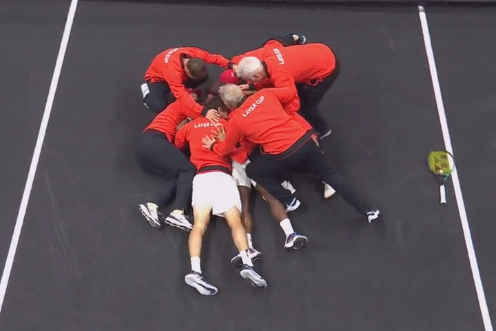 Laver Cup: Οι έξαλλοι πανηγυρισμοί της Team World για την κατάκτηση του Laver Cup