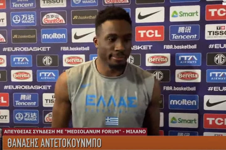 Εθνική μπάσκετ – Θανάσης Αντετοκούνμπο: “Το αγαπάμε πολύ, υπάρχει ένα πράγμα στον αέρα”