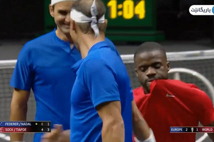 Ο Τιάφο έτρεξε στην αντίπαλη πλευρά για να συγχαρεί τον Ναδάλ παρά τον χαμένο πόντο