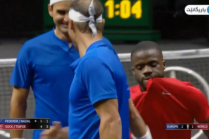 Ο Τιάφο έτρεξε στην αντίπαλη πλευρά για να συγχαρεί τον Ναδάλ παρά τον χαμένο πόντο