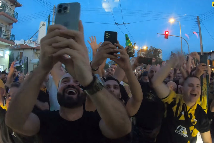 ΑΕΚ: Το συγκινητικό VIDEO με την αποθέωση του κόσμου στον δρόμο για την OPAP Arena