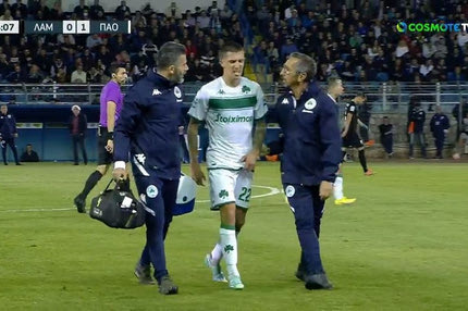 Λαμία – Παναθηναϊκός: Ο Αϊτόρ τραυματίστηκε και έγινε αναγκαστική αλλαγή