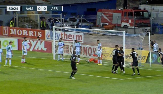 Το γκολ του Μποάκιε για το 1-0 της Λαμίας κόντρα στον Λεβαδειακό