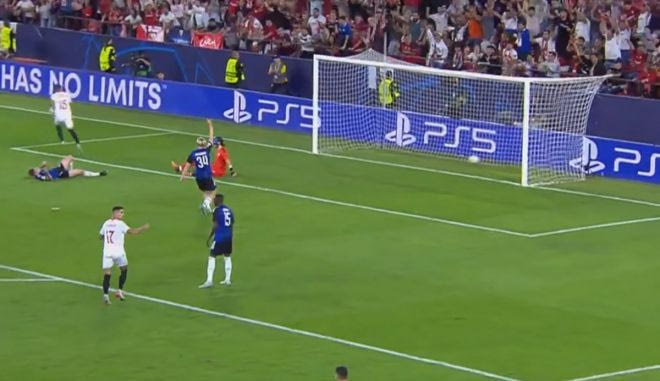 Το 1-0 της Σεβίλλης με υπέροχη γυριστή κεφαλιά του Εν-Νεσιρί