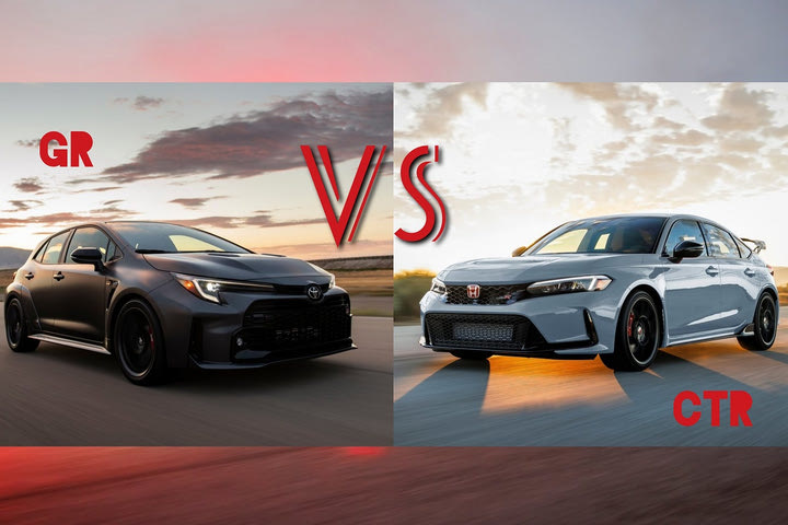 Civic Type R vs GR Corolla: Το hot hatch της Honda απέναντι σε αυτό της Toyota