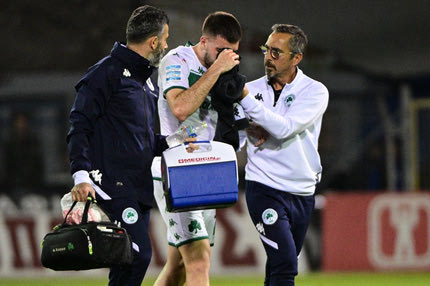 Λαμία – Παναθηναϊκός: Στο νοσοκομείο ο Ιωαννίδης, υπέστη κάταγμα στη μύτη