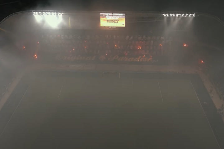 OPAP Arena: Μαγικές εικόνες με drone από την πρεμιέρα της ΑΕΚ στο νέο της σπίτι