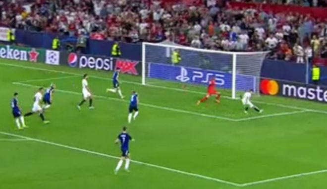 Το 3-0 της Σεβίλλης με την υπογραφή του Μοντιέλ