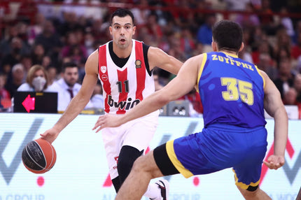 Ολυμπιακός: Ο Σλούκας ήταν υπεύθυνος για 54 από τους 101 πόντους των “ερυθρόλευκων” κόντρα στο Περιστέρι