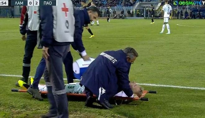 Η στιγμή του τραυματισμού του Τρουιγιέ