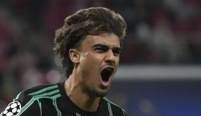 Ο Ζότα ισοφάρισε σε 1-1 για την Σέλτικ με ψύχραιμο πλασέ