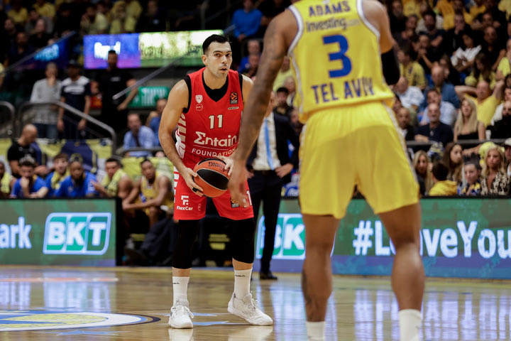 Μακάμπι – Ολυμπιακός 90-84: Κατάρρευση στην τέταρτη περίοδο και πρώτη εκτός έδρας ήττα