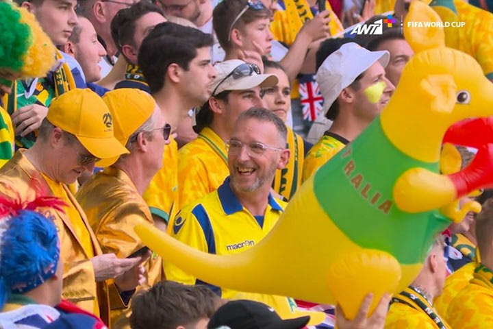Μουντιάλ 2022: Με φουσκωτά καγκουρό οι Αυστραλοί στις εξέδρες