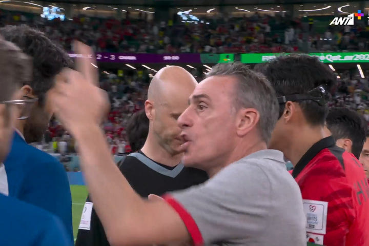 Μουντιάλ 2022, Γκάνα – Νότια Κορέα: Ο Μπέντο διαμαρτυρήθηκε έντονα στον διαιτητή και δέχτηκε κόκκινη κάρτα