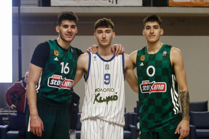 Καρδίτσα – Παναθηναϊκός: Τα τρία αδέρφια Καλαϊτζάκη μαζί στο παρκέ