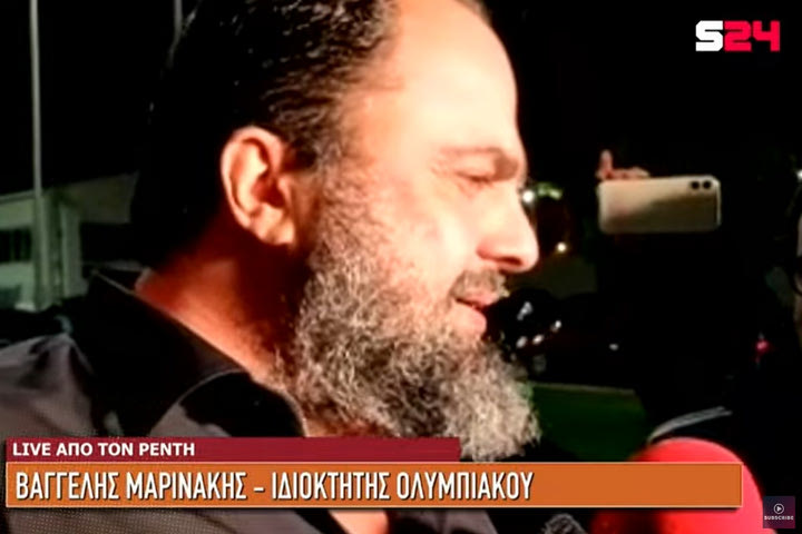 Οι δηλώσεις του Μαρινάκη στον Ρέντη μετά το Παναθηναϊκός – Ολυμπιακός