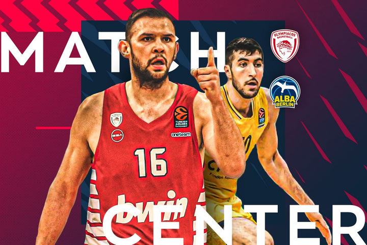 LIVE: Ολυμπιακός – Άλμπα Βερολίνου