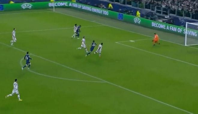 Ο Μέντες έκανε το 2-1 για την Παρί κόντρα στη Γιουβέντους δευτερόλεπτα μετά την είσοδό του