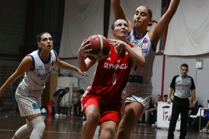 Α1 Μπάσκετ Γυναικών: Ο Ολυμπιακός έκανε περίπατο στην έδρα της Ελευθερίας Μοσχάτου