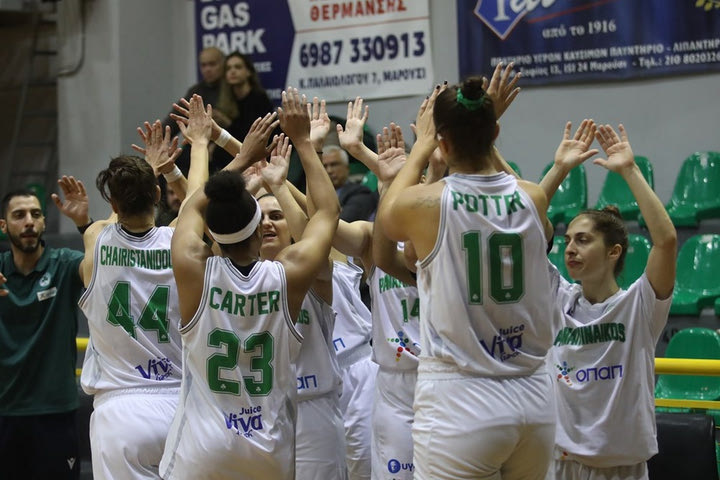 Παναθηναϊκός – Λούμπλιν 67-59: Ασταμάτητες οι πράσινες στο EuroCup Γυναικών