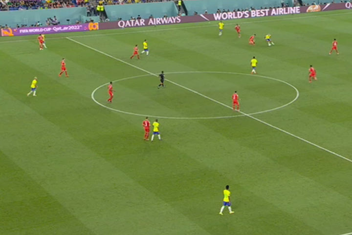 Μουντιάλ 2022, Βραζιλία – Ελβετία: Ο Βινίσιους σκόραρε με υπέροχο πλασέ αλλά το γκολ ακυρώθηκε για οφσάιντ μέσω VAR