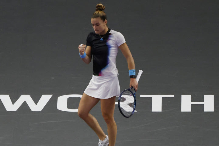 Πεγκούλα – Σάκκαρη: Έτσι τέλειωσε το μεγάλο ματς η Μαρία στο WTA Finals