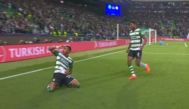 Το 1-0 του Γκόμες για τη Σπόρτινγκ