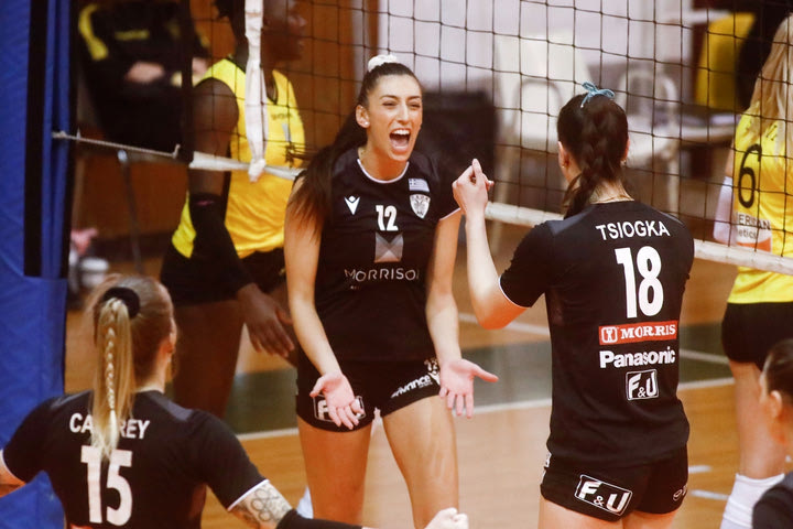 Volley League γυναικών: Ασταμάτητος ο ΠΑΟΚ, τρίποντα για Ολυμπιακό και Παναθηναϊκό