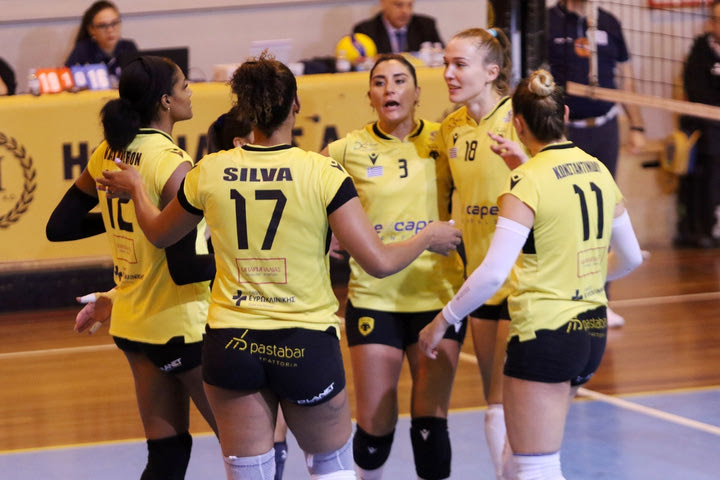 Volley League γυναικών: Ανέβηκε δεύτερη η ΑΕΚ, ο Παναθηναϊκός έπιασε τον Ολυμπιακό
