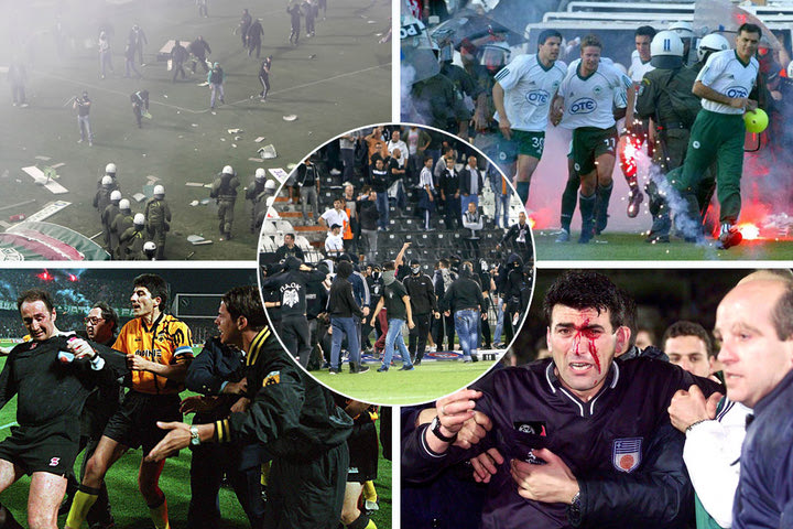 Σκηνές ζούγκλας και ντροπής στα ελληνικά γήπεδα