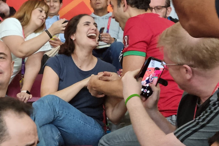 Μουντιάλ 2022, Κροατία – Μαρόκο: Μαροκινός έκανε πρόταση γάμου στην κοπέλα του την ώρα του μικρού τελικού