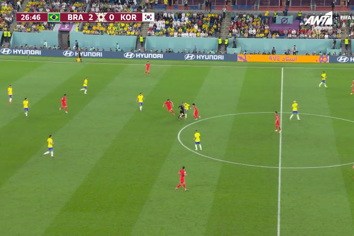Μουντιάλ 2022, Βραζιλία – Νότια Κορέα: Ο Νεϊμάρ ντρίμπλαρε τον διαιτητή και δύο Κορεάτες με μια κίνηση