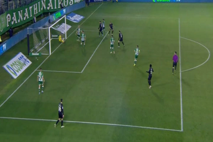 Παναθηναϊκός – ΟΦΗ: Ο Λάρσον σκόραρε με κεφαλιά στο 58′, το γκολ μέτρησε μέσω VAR