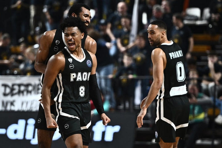 Ντίζον – ΠΑΟΚ 69-74: Πρόκριση με θρίαμβο στη Γαλλία